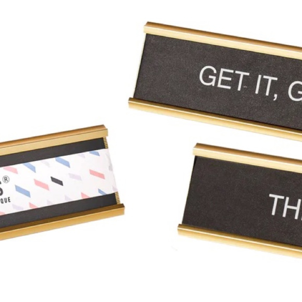 Cheezos Double Sided Desk Plaque